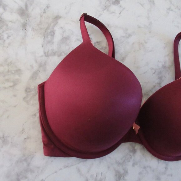 Victorias Secret Bra 32DDD Purple Perfect Shape Underwire Back Closure - Picture 7 of 8